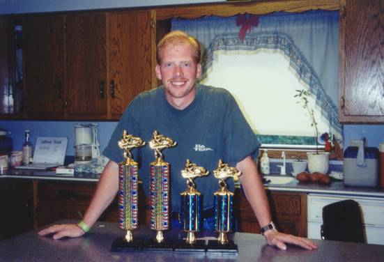 Trophies Brought Back From Wheaton Race.